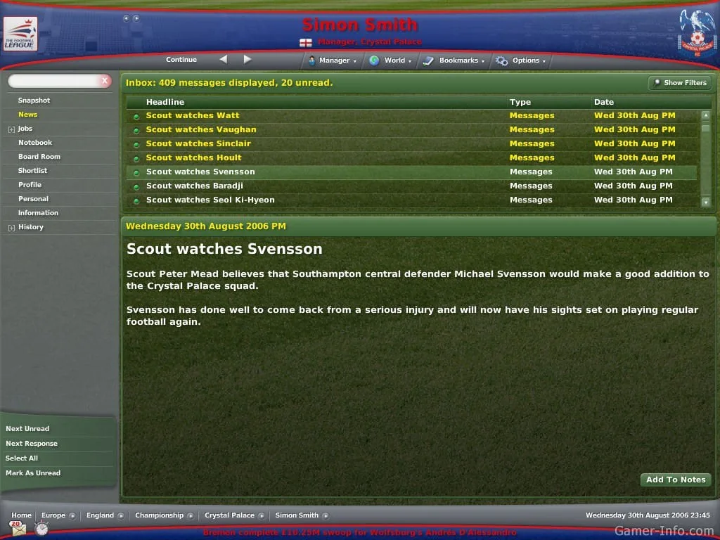 Football Manager 2007 — 3