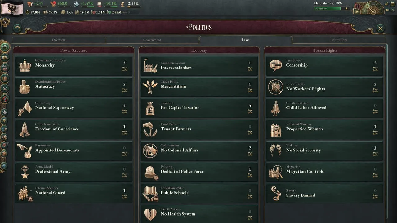 Victoria 3 — 6